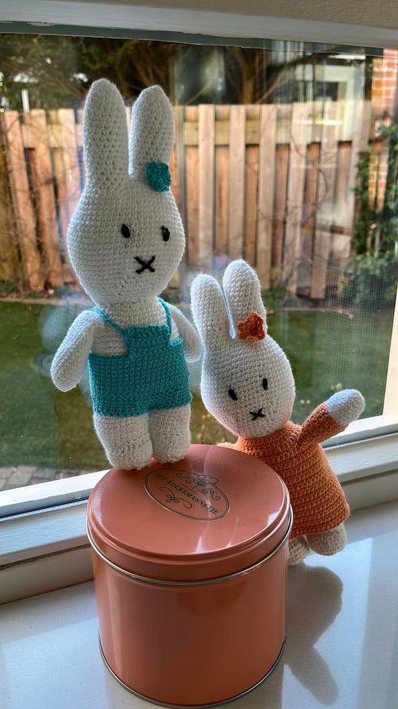Nijntje knuffel zelfgehaakt, Ophalen of Verzenden, Nieuw, Overige typen