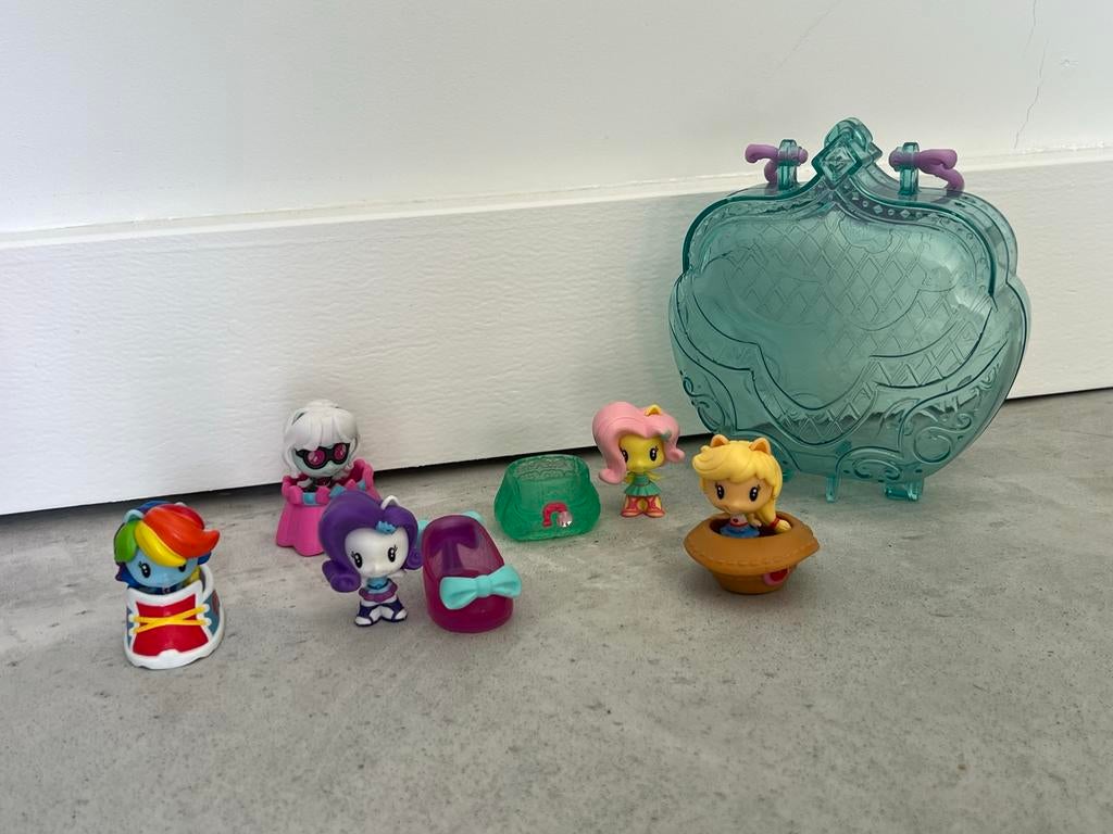 My Little Pony Cutie Mark Crew figuren met opbergdoos, Kinderen en Baby's, Speelgoed | Overig, Ophalen of Verzenden, Gebruikt