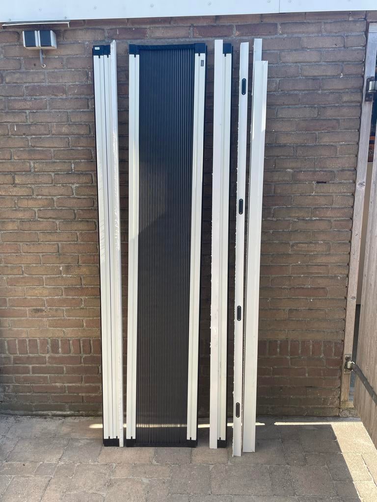 Hordeur plissé Hamstra, Ophalen, Kunststof, Gebruikt, 80 tot 100 cm