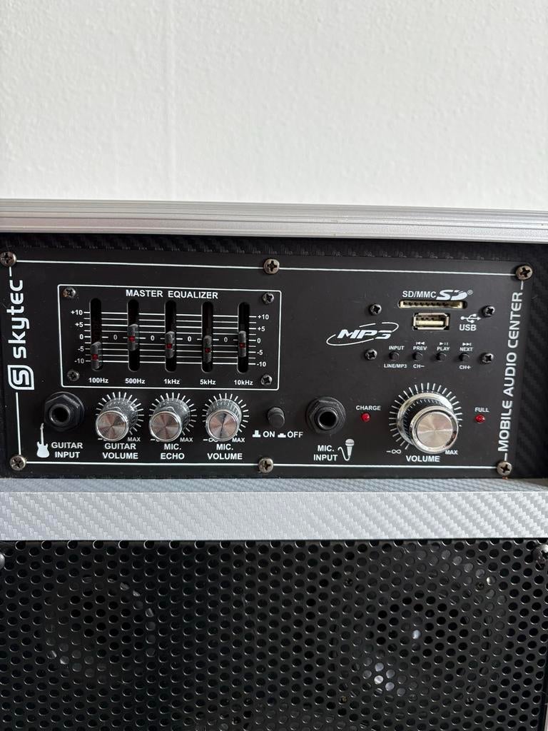 Skytec ST-080 Mobiele Audio Center 150W, Audio, Tv en Foto, Luidsprekers, Gebruikt, Overige typen, 120 watt of meer, Ophalen