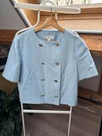 Zara jasje met korte mouw en gouden knopen, Blauw, Maat 42/44 (L), Ophalen of Verzenden, Zo goed als nieuw