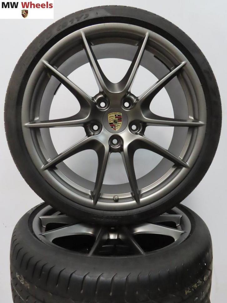 Originele Porsche 911 991 4 S 20 inch velgen zomerbanden, Auto-onderdelen, Banden en Velgen, Banden en Velgen, Zomerbanden, 20 inch