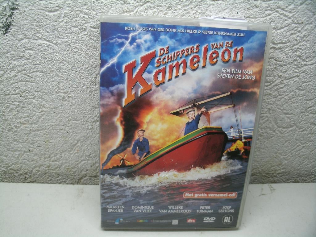dvd 212k schippers van de kameleon met cd, Alle leeftijden, Ophalen of Verzenden, Zo goed als nieuw