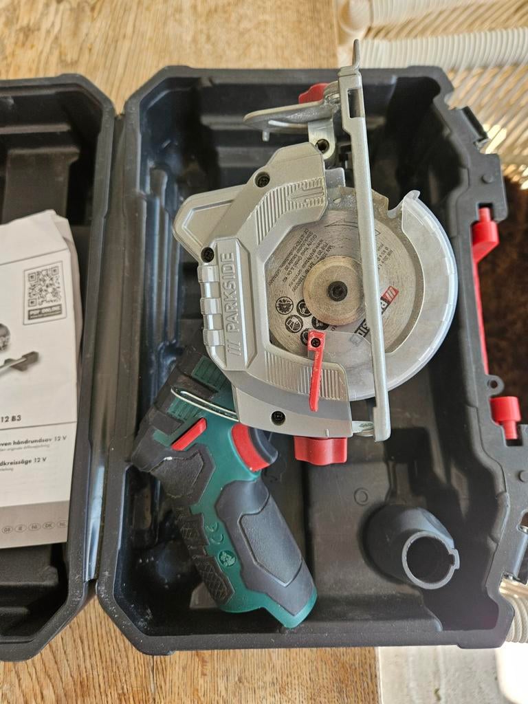 Parkside Accu Handcirkelzaag PHKSA 20-Li A2 (zonder accu), Doe-het-zelf en Verbouw, Gereedschap | Zaagmachines, Gebruikt, Cirkelzaag