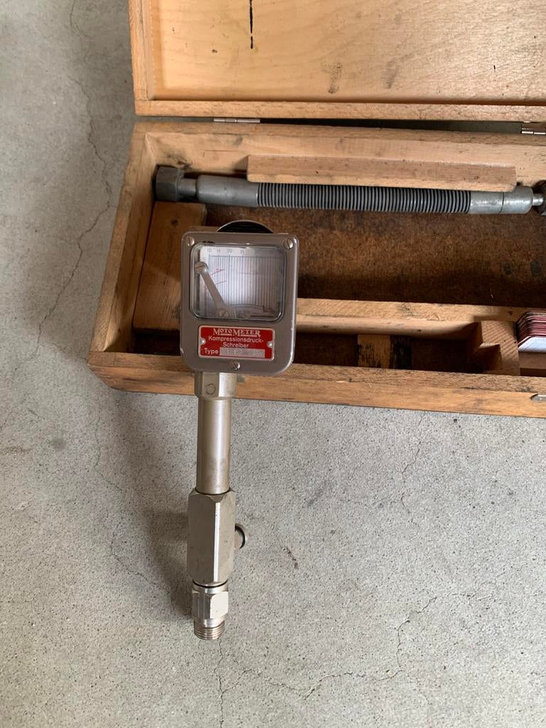 Motometer compressiedruk tester Old skool, Ophalen of Verzenden