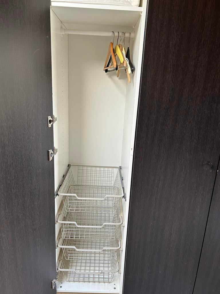 IKEA Pax kasten met deuren en lades, Huis en Inrichting, Kasten | Kledingkasten, Ophalen, Gebruikt, 100 tot 150 cm, 200 cm of meer