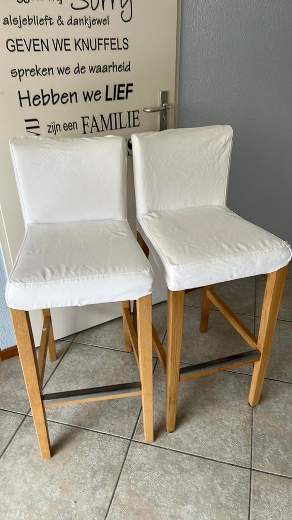 Ikea henriksdal hoge krukken, 2 krukken, Ophalen, Gebruikt, 60 tot 90 cm