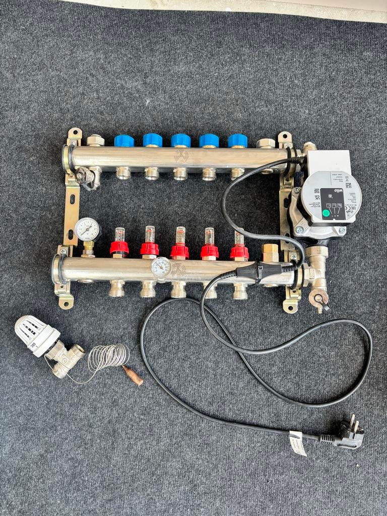 Verdeler vloerverwarming, Ophalen, Minder dan 30 cm, Overige typen, Minder dan 60 cm