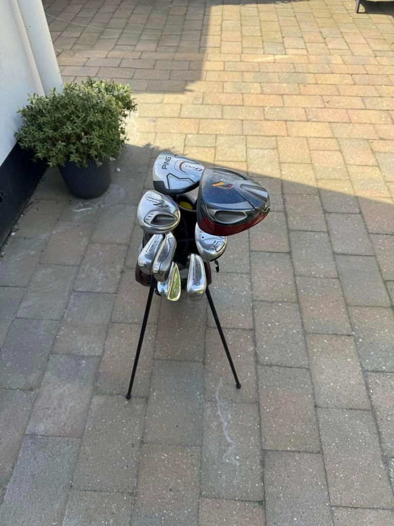 golfset met topmerken: Callaway, Ping, Cobra en Taylormade, Sport en Fitness, Golf, Ophalen, Zo goed als nieuw, Set, Callaway