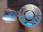 Kop en schotel queens cathay bloem motief, Antiek en Kunst, Ophalen of Verzenden