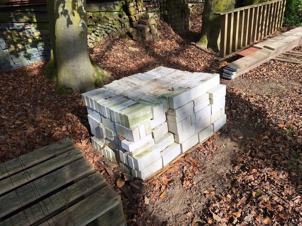 Kalkzandsteen Waalformaat, Doe-het-zelf en Verbouw, Metselstenen, Ophalen, Kalkzandstenen