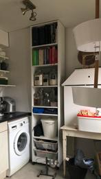 Witte Pax kast (50x35x236) met grijze deur, Huis en Inrichting, Kasten | Stellingkasten, Ophalen, Gebruikt