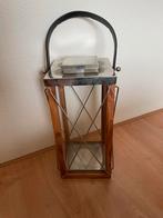 Deco lantaarn, Huis en Inrichting, Woonaccessoires | Kandelaars en Kaarsen, Ophalen, Zo goed als nieuw, Metaal, 50 tot 75 cm