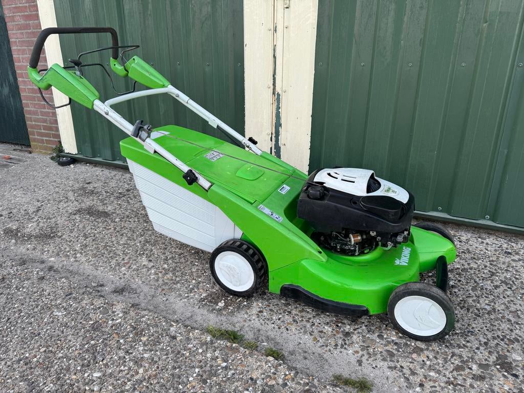 Viking MB 655 V maaier, Tuin en Terras, Grasmaaiers, Ophalen, Cirkelmaaier, Gebruikt, Opvangbak