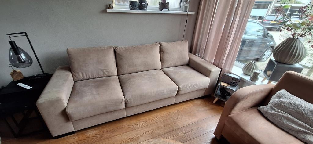 3-zits bank met losse elementen, Ophalen, Driepersoons, 75 tot 100 cm, Zo goed als nieuw