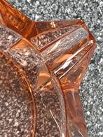 Vintage Franse roze Luminarc geslepen glazen asbak, Ophalen of Verzenden