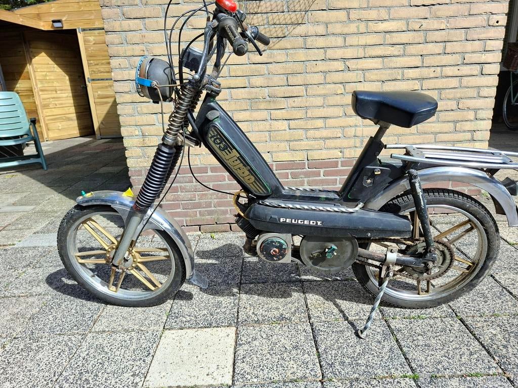 Peugeot 103 turbo schuurvondst, Ophalen, Gebruikt