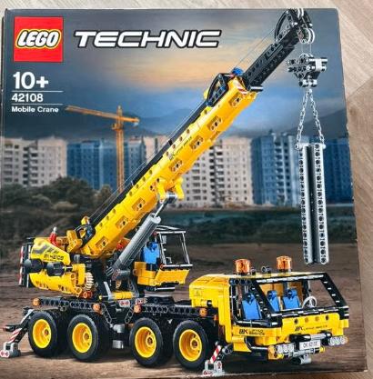 Lego Technic kraan 42108, Gebruikt, Compleet, Lego, Ophalen of Verzenden