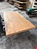 Boomstamtafel 200x100cm afgewerkt in skylt lak, Drempt@ars-longa.nl, Zomerweg 29b, Rechthoekig, Overige houtsoorten