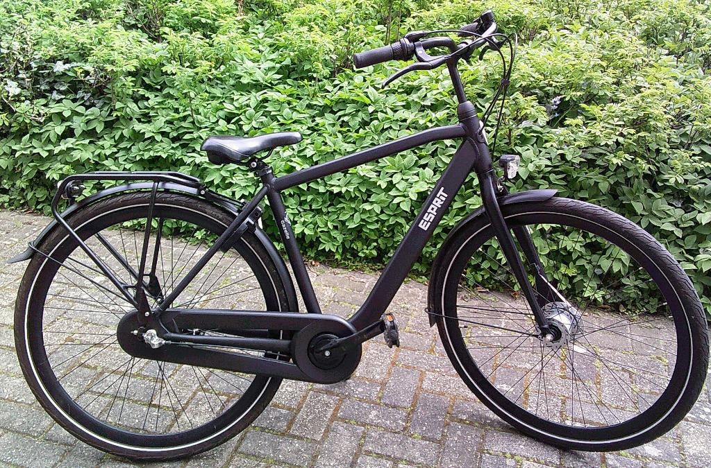 ZGAN GAZELLE ESPRIT 28 INCH 3V MATT ZWART FRAME 49 CM., Versnellingen, Zo goed als nieuw, Gazelle, Ophalen