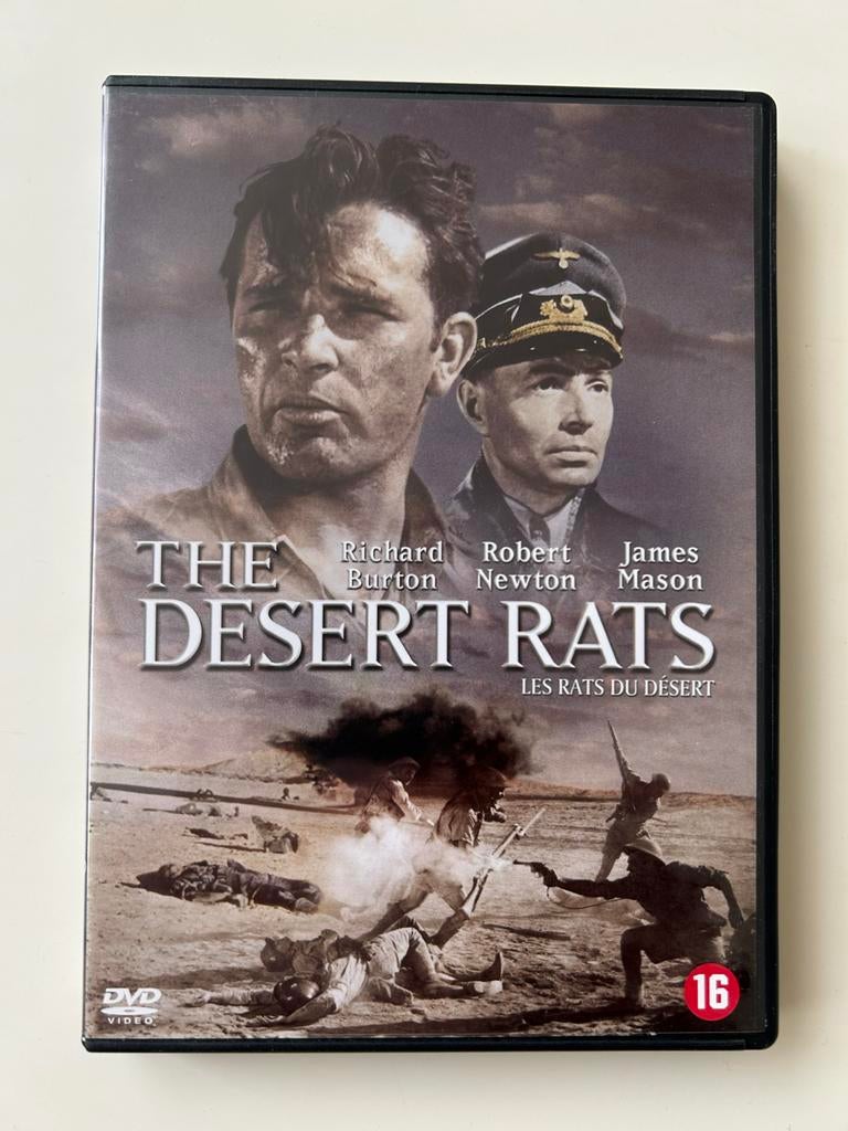 -The Desert Rats - Oorlogsdrama met Richard Burton, Vanaf 16 jaar, Ophalen of Verzenden, Zo goed als nieuw, Oorlog