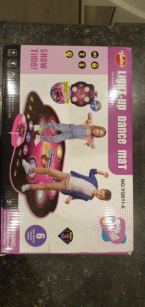 Interactieve Lichtgevende Dansmat voor Kinderen, Ophalen of Verzenden, Zo goed als nieuw, Jongen of Meisje