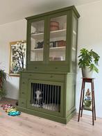 Vitrine kast met geïntergreerde bench, Huis en Inrichting, Kasten | Buffetkasten, Ophalen, 200 cm of meer, 50 tot 100 cm, Zo goed als nieuw