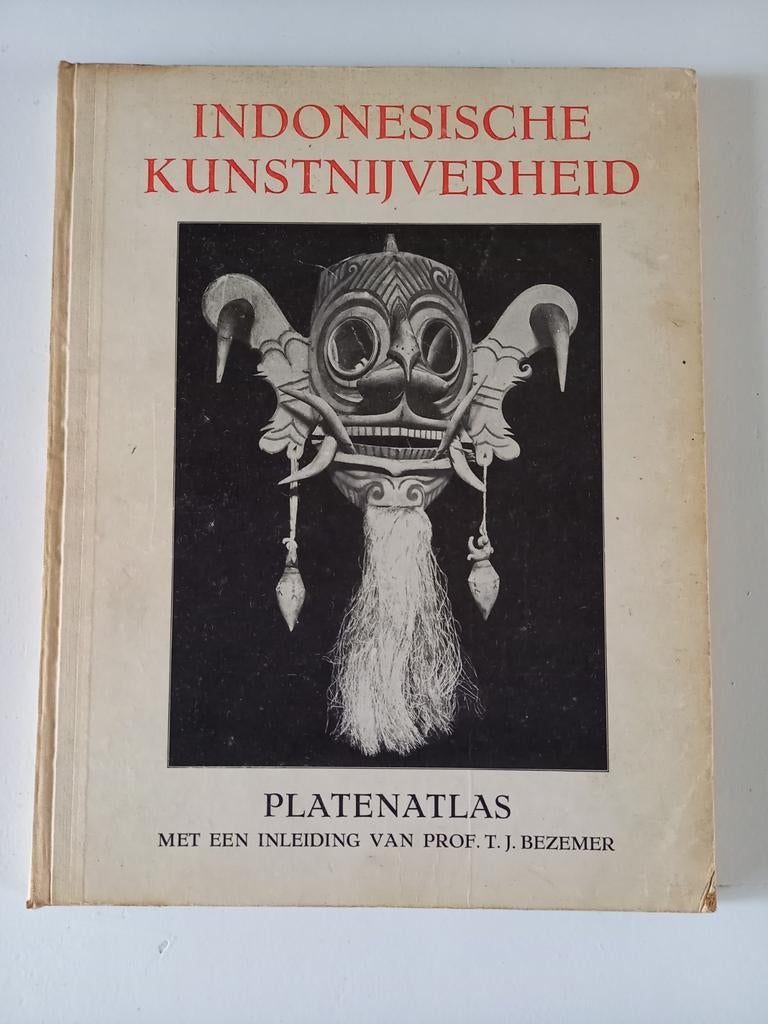 w11 Indonesische Kunstnijverheid - Platenatlas (1927), Ophalen of Verzenden, Gelezen, Prof. T.J. Bezemer