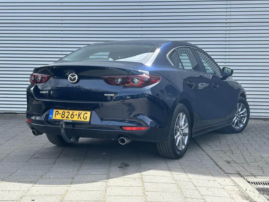 Mazda 3 2.0 e-SkyActiv-G M Hybrid 122 Comfort | Trekhaak | C, Auto's, Mazda, 1998 cc, Gebruikt, 4 cilinders, Blauw