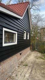 80m2 Zwarte rabat platen metaal diverse lengtes, Ophalen, Nieuw, Overige materialen