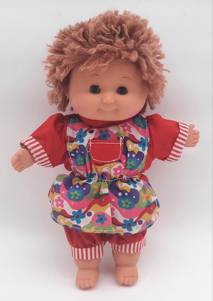 Vintage pop (lijkt op een Cabbage Patch Kids) ca. 24cm hoog, Verzamelen, Poppen, Zo goed als nieuw, Pop, Ophalen of Verzenden