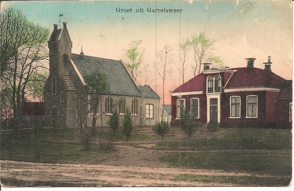 Groet uit Garrelsweer.   Loppersum, Ophalen of Verzenden, Voor 1920, Gelopen, Groningen