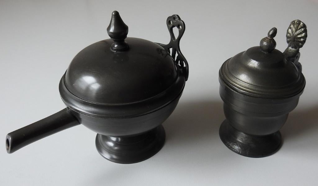 2 tinnen voorwerpen  , Verzenden