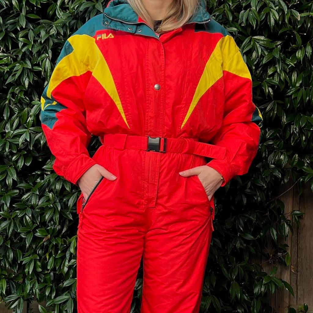 Vintage Retro Skipak (XS), Kleding | Dames, Wintersportkleding, Gedragen, Pak, Maat 34 (XS) of kleiner, Ophalen of Verzenden