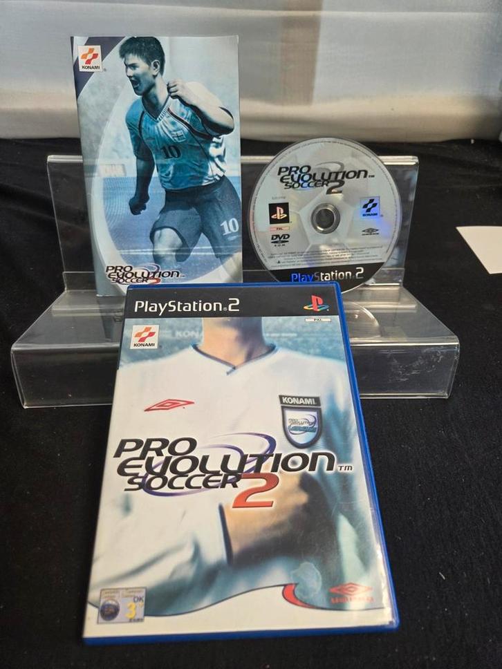 Pro Evolution Soccer 2 PS2 - Klassieke Voetbalgame, Spelcomputers en Games, Games | Sony PlayStation 2, Gebruikt, Sport, 2 spelers