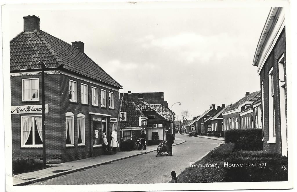 Termunten;  Houwerdastraat, Verzenden, 1960 tot 1980, Gelopen, Groningen