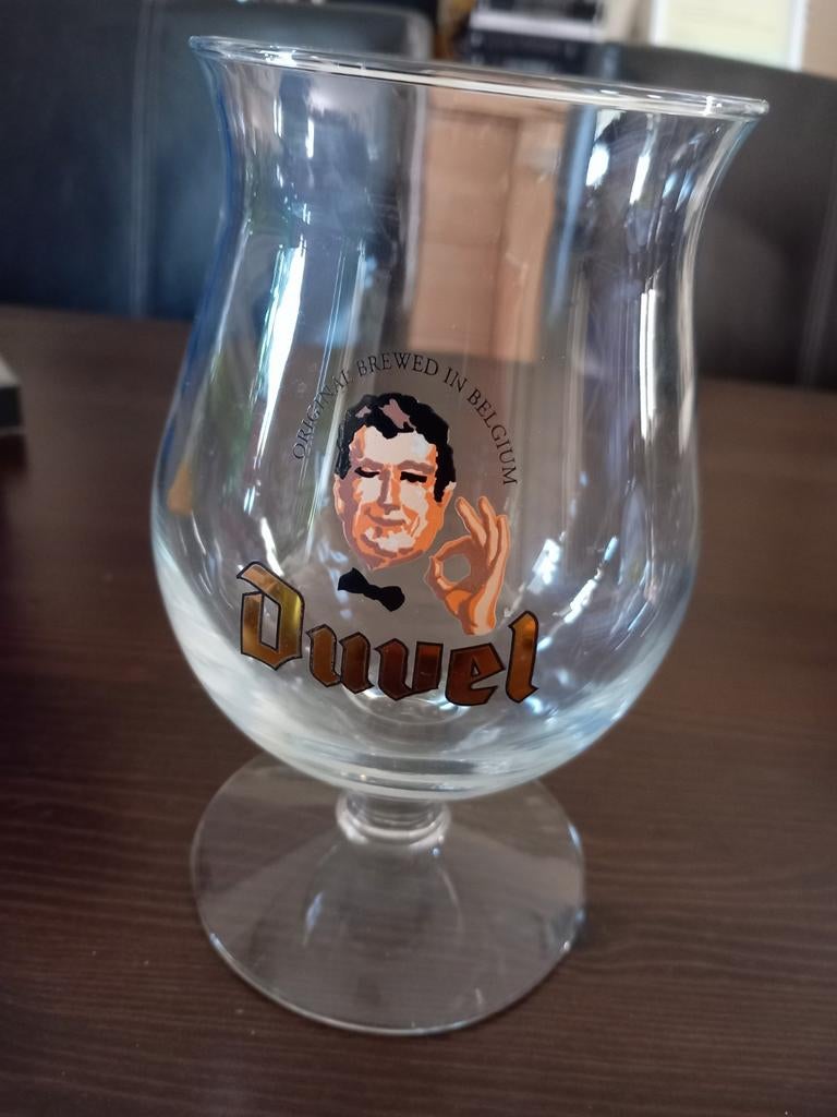 Duvel Bierglas ~ Ober ~ 1999 - Jaarglazen serie, Verzamelen, Ophalen, Zo goed als nieuw, Glas of Glazen