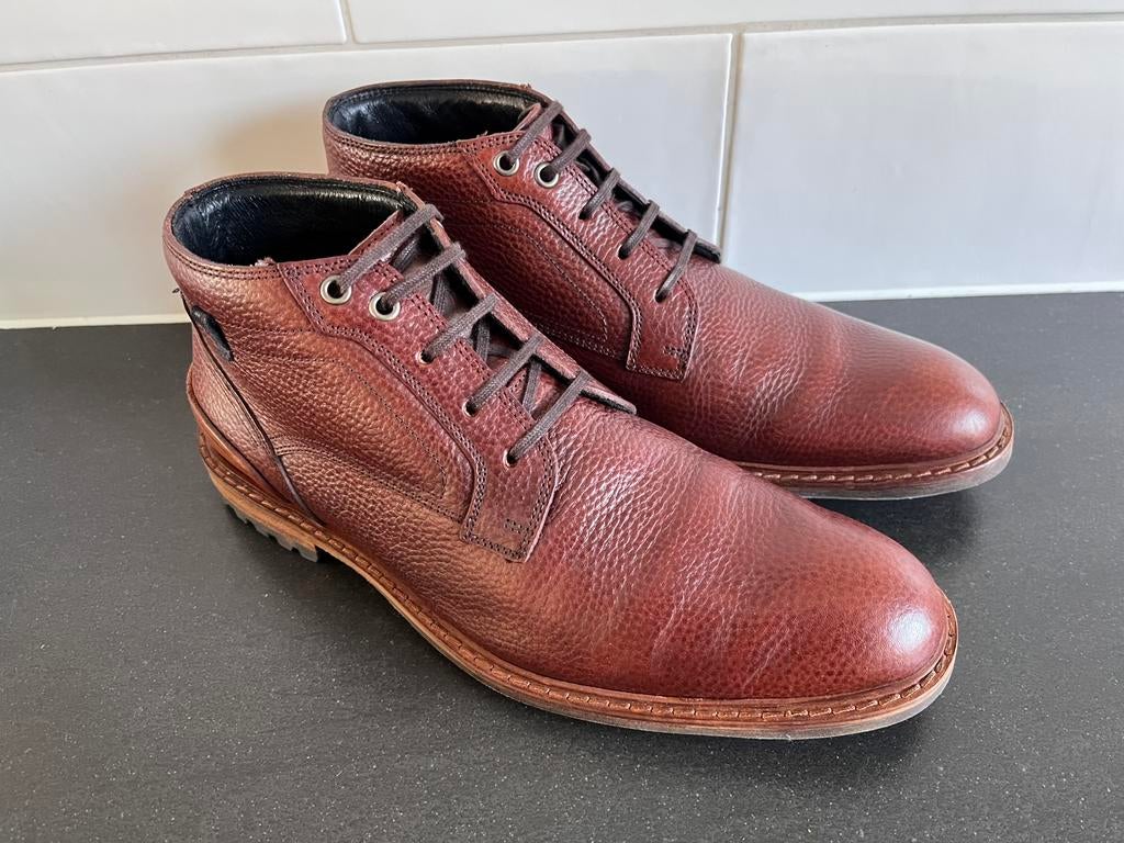 Floris van Bommel herenschoenen 6.5 /40 weinig gedragen, Kleding | Heren, Schoenen, Floris van Bommel, Bruin, Ophalen of Verzenden
