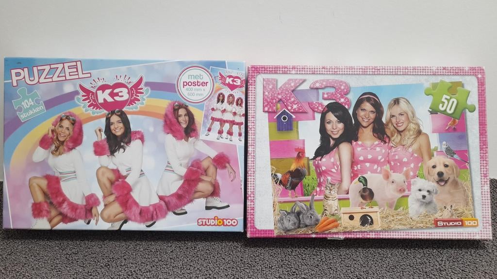 K3 puzzels, zo goed als nieuw, Ophalen of Verzenden
