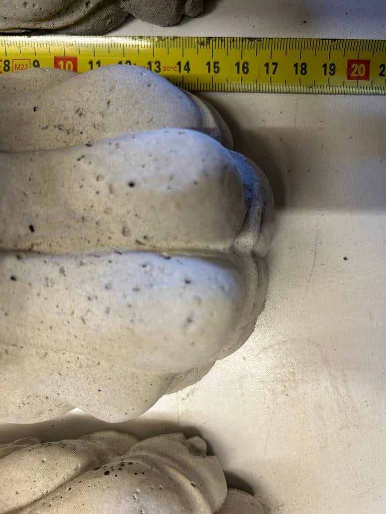 Betonnen leeuwenpootjes regenton/bloempot, Tuin en Terras, Ophalen of Verzenden, Nieuw