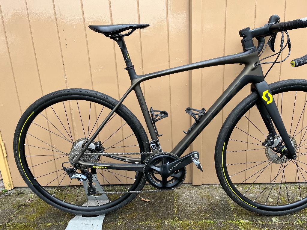 Scott Addict racefiets maat S 52cm, 28 inch, Gebruikt, Carbon, 49 tot 53 cm