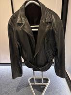Zwart kort leren jack, Ophalen of Verzenden, Zo goed als nieuw, Zwart