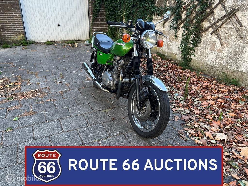 Kawasaki Z750 Twin | 1976 | Route 66 Auctions, Overige merken, Overige carrosserieën, Zwart, Bedrijf