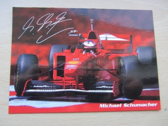 Michael Schumacher 1997 Ferrari Kaart, Ophalen of Verzenden, Nieuw, Formule 1
