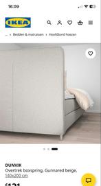 Ikea Dunvik Hoes Hoofdbord 180cm Breed, Huis en Inrichting, Ophalen, Zo goed als nieuw, Tweepersoons, 180 cm
