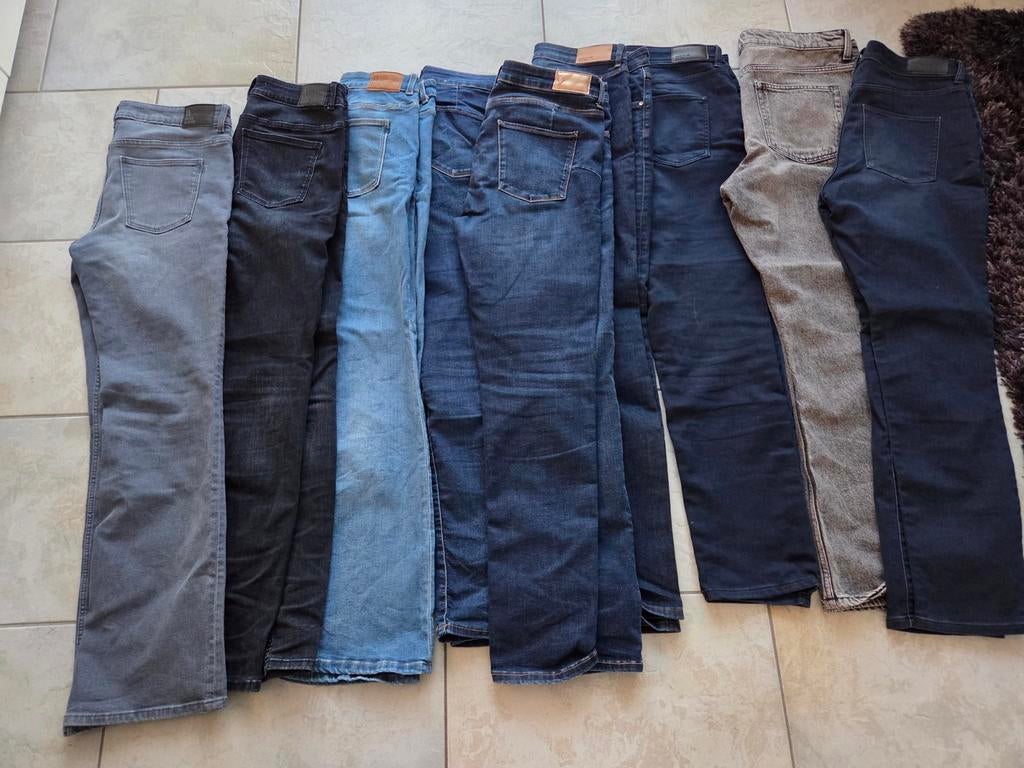 € 25,>> Bundel dames spijkerbroeken, Kleding | Dames, Ophalen of Verzenden, Zo goed als nieuw, Blauw, W30 - W32 (confectie 38/40)