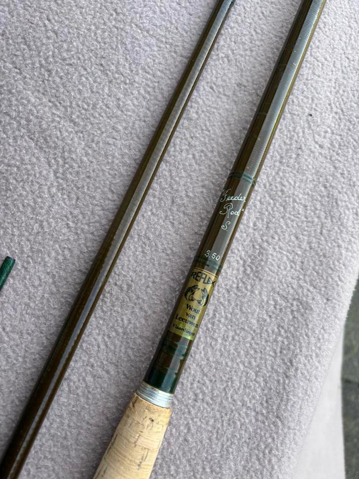 Wout van leeuwen reflex feeder rod s 3.50m, Watersport en Boten, Hengelsport | Witvissen, Gebruikt, Werphengel, Ophalen of Verzenden