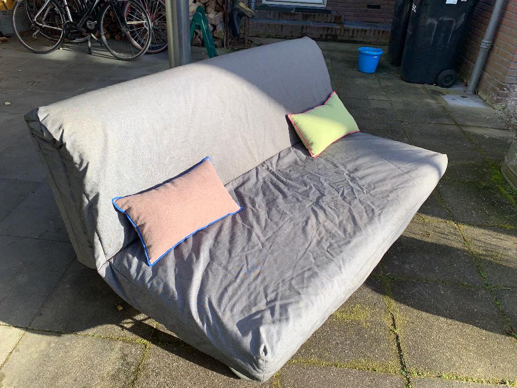 slaapbank, Ophalen, Tweepersoons, 140 cm, Zo goed als nieuw