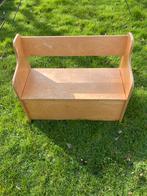 Super stevig houten bankje met opbergruimte, Ophalen, Gebruikt, Overige kleuren, Eén