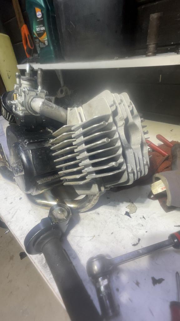 Tomos blok met 65cc Airsal en 17,5mm carburateur, Ophalen of Verzenden, Gebruikt, Blok